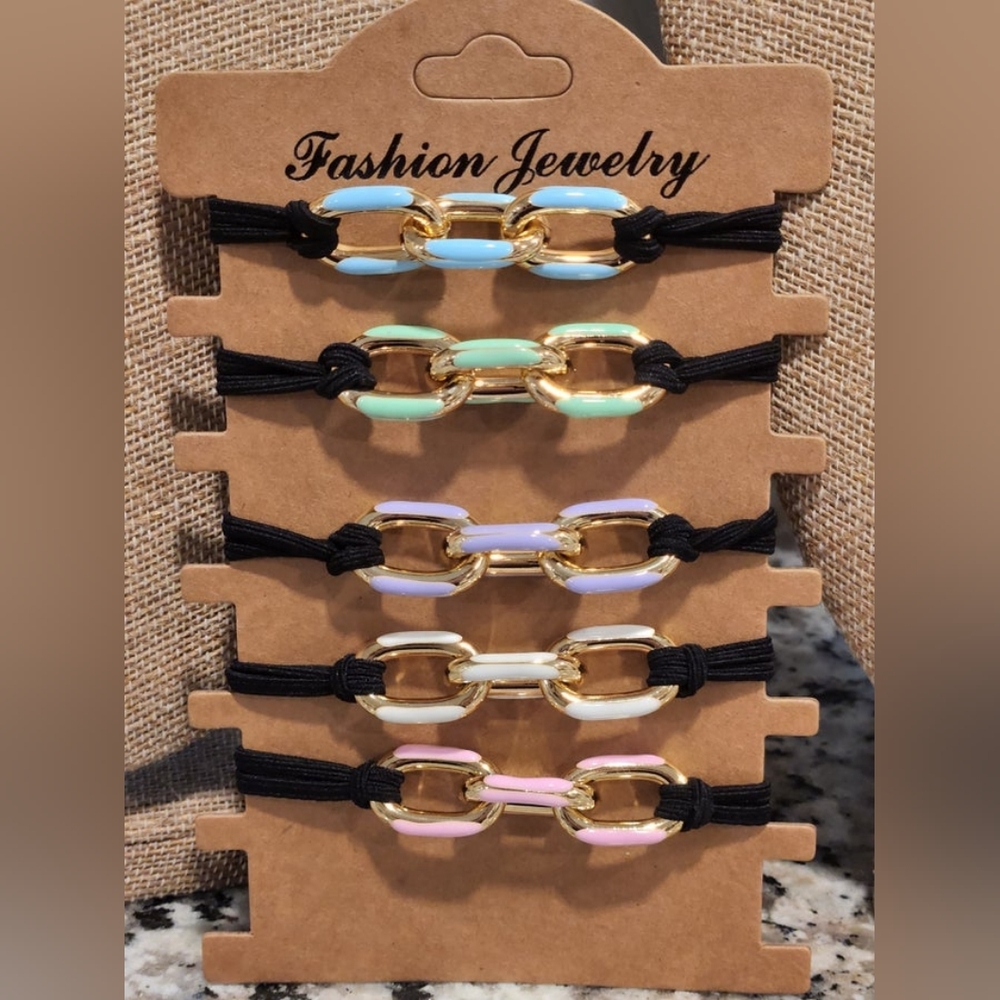 Enamel Hair Ties